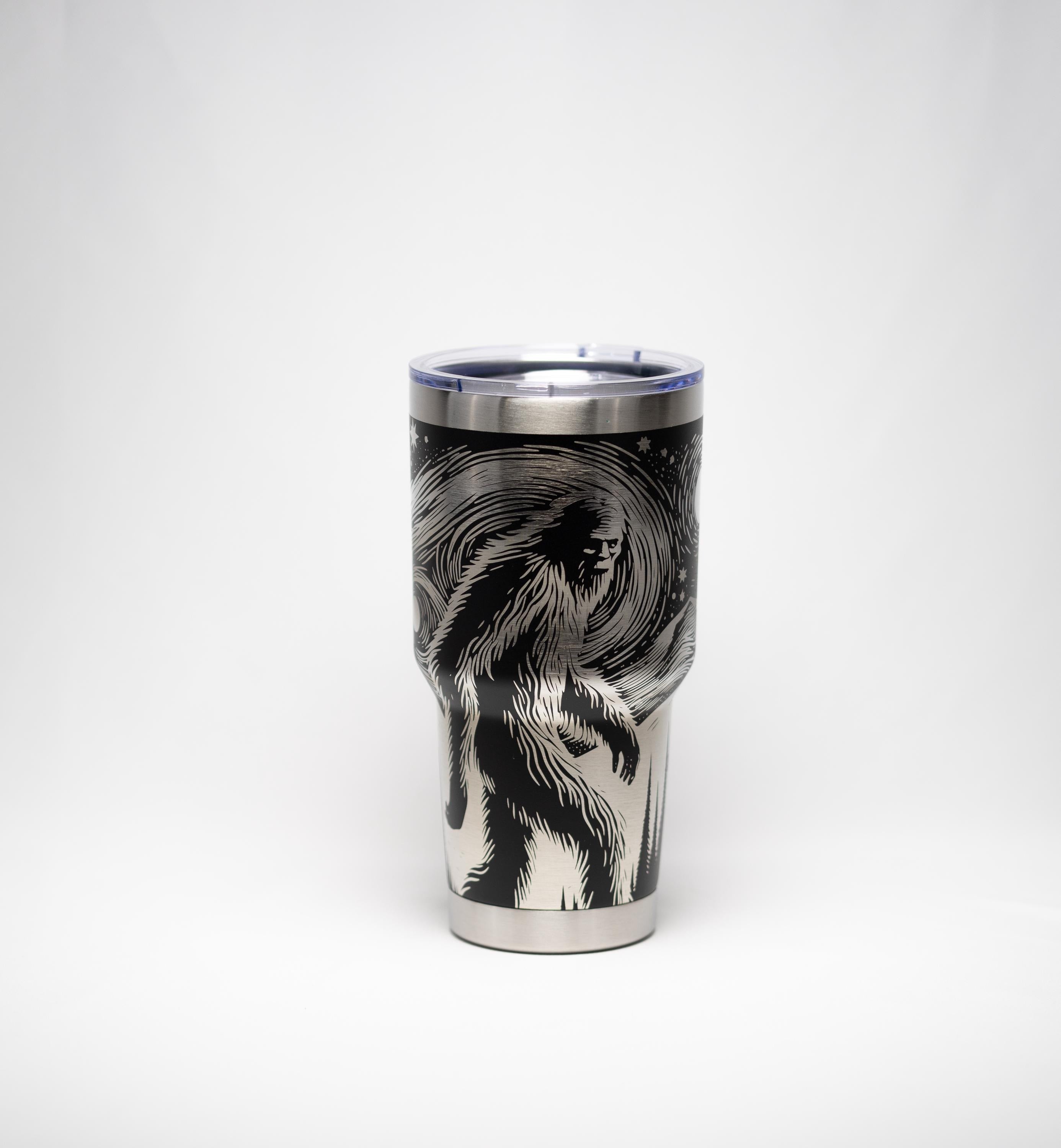 Bigfoot Insulated Tumbler - Laser Engraved Stainless Steel Cup | 30oz Vacuum Mug