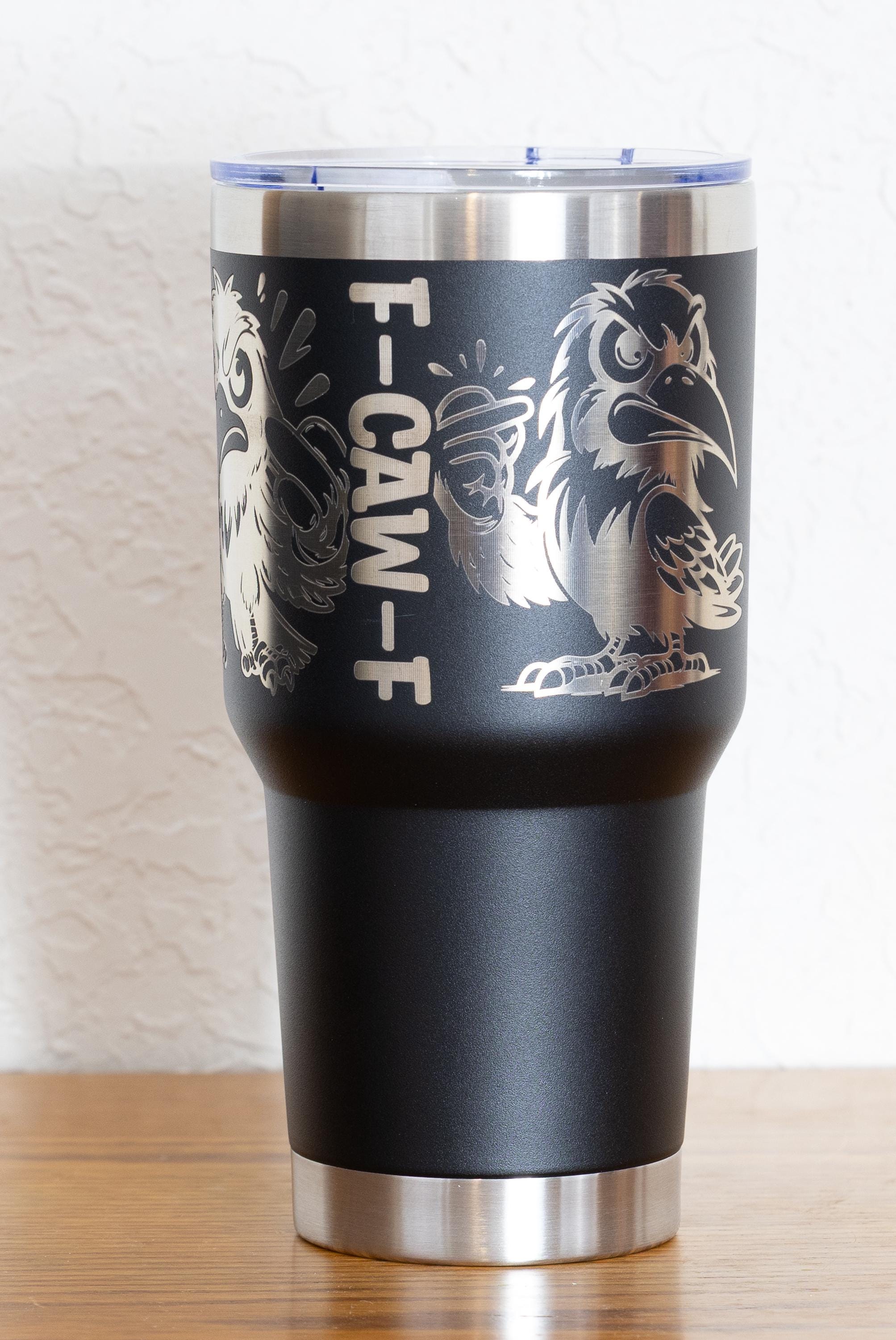 Stainless Steel Tumbler - 30oz Vacuum Insulated Travel Mug With Cheeky Quote