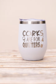 Funny Wine Tumbler - Stainless Steel Cup With Vacuum Insulated Design, Spill Resistant Lid