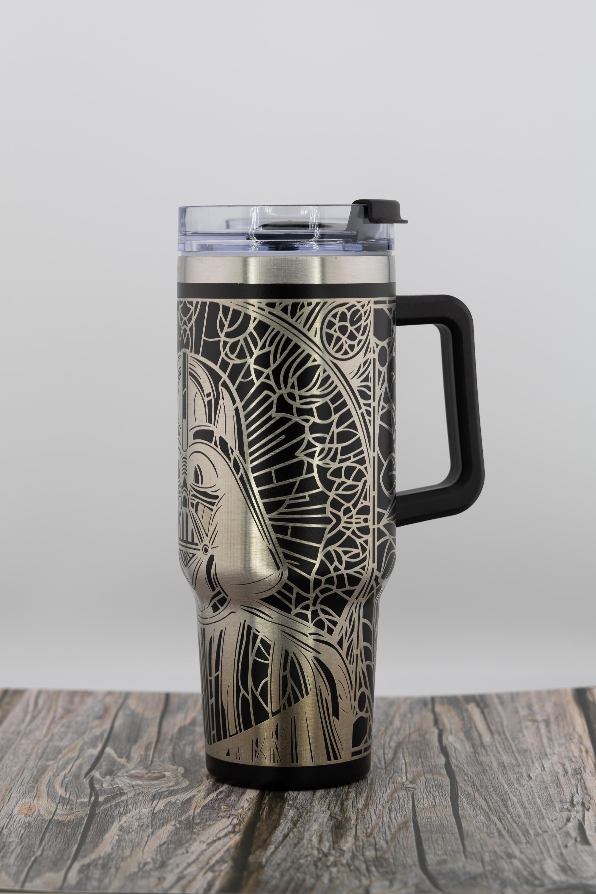 Darth Vader Tumbler - 40oz Stainless Steel Vacuum Insulated Cup | Laser Engraved