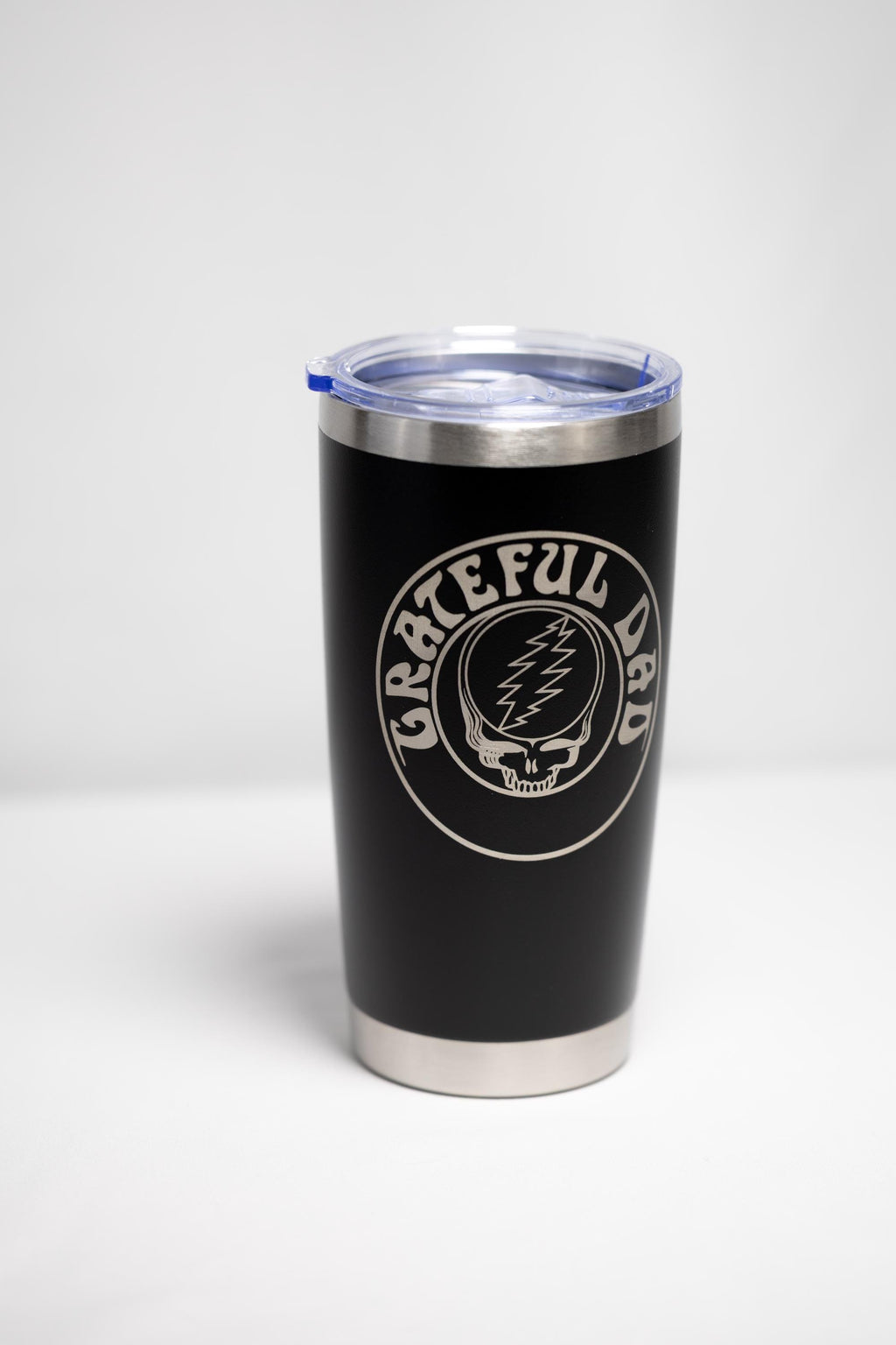 Grateful Dad Tumbler - 20 oz Stainless Steel Cup with Laser Engraved Design