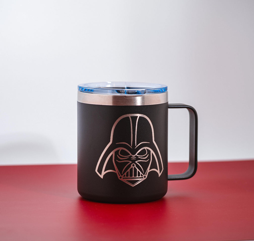 Darth Vader Travel Mug – Stainless Steel Insulated Coffee Cup with Spill Resistant Lid