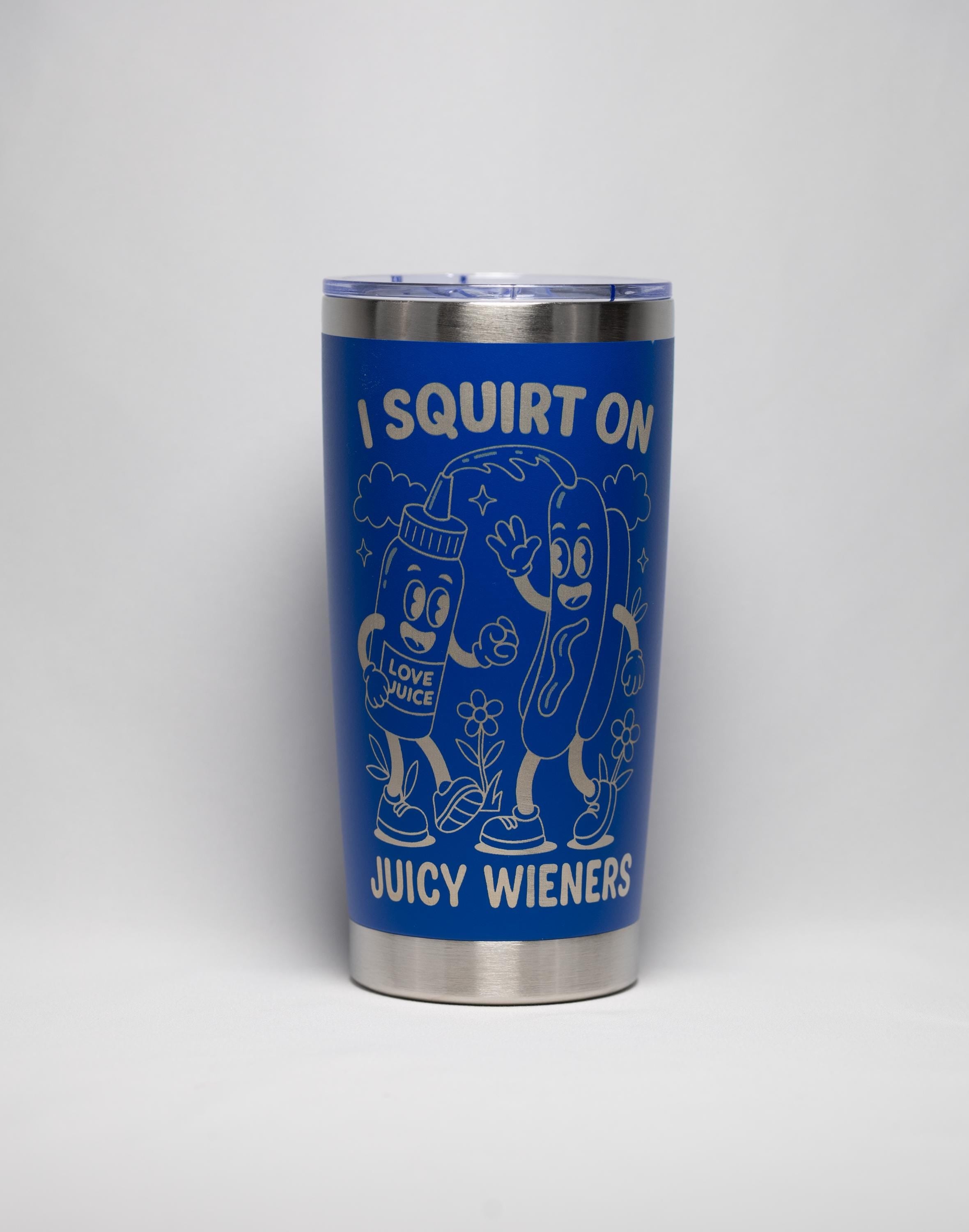 BBQ Humor Tumbler - 20 oz Stainless Steel Cup | Laser Engraved, Insulated Drinkware