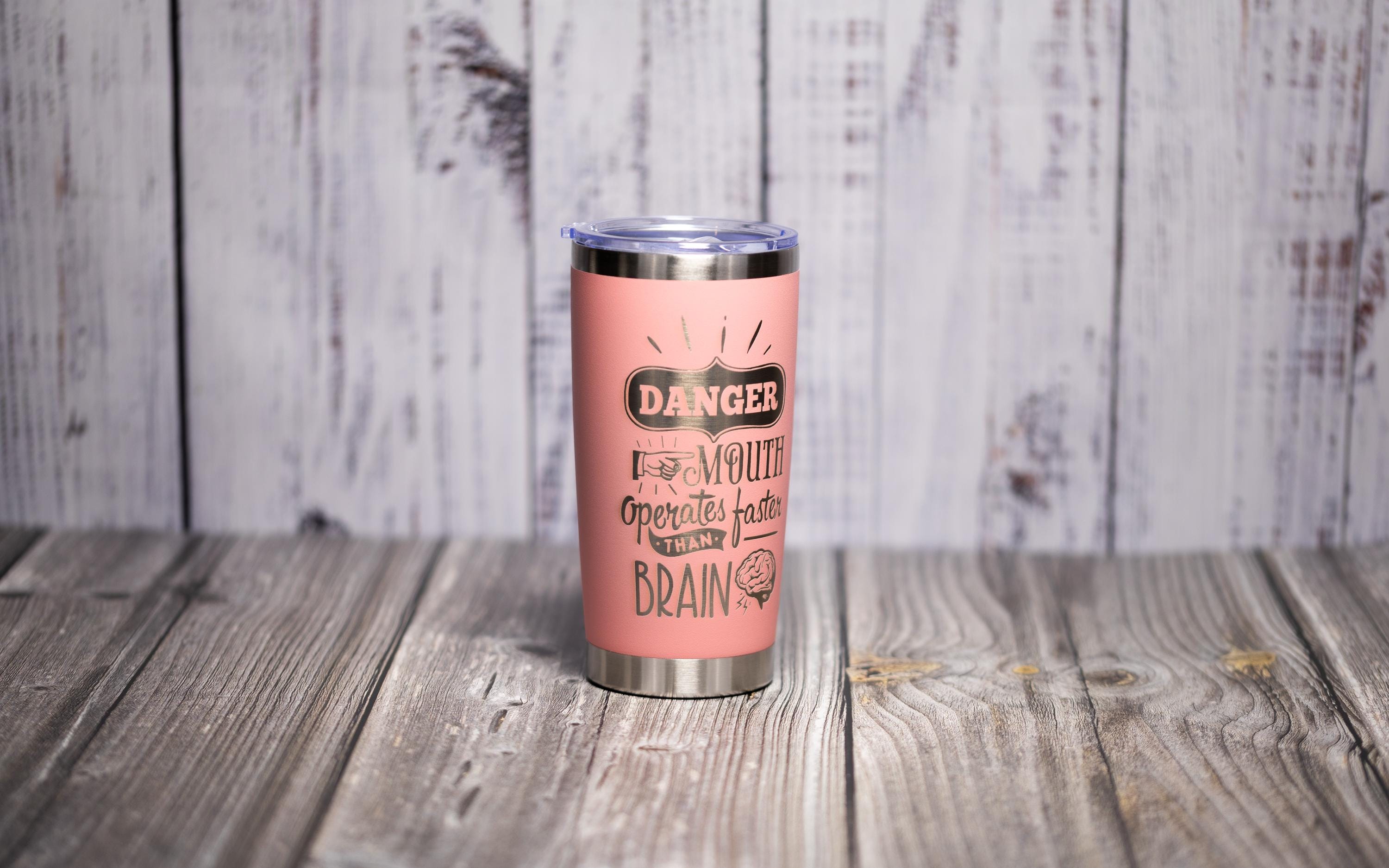 Sarcastic Quote Tumbler - 20 oz Stainless Steel Laser Engraved Cup With Double Wall Insulation