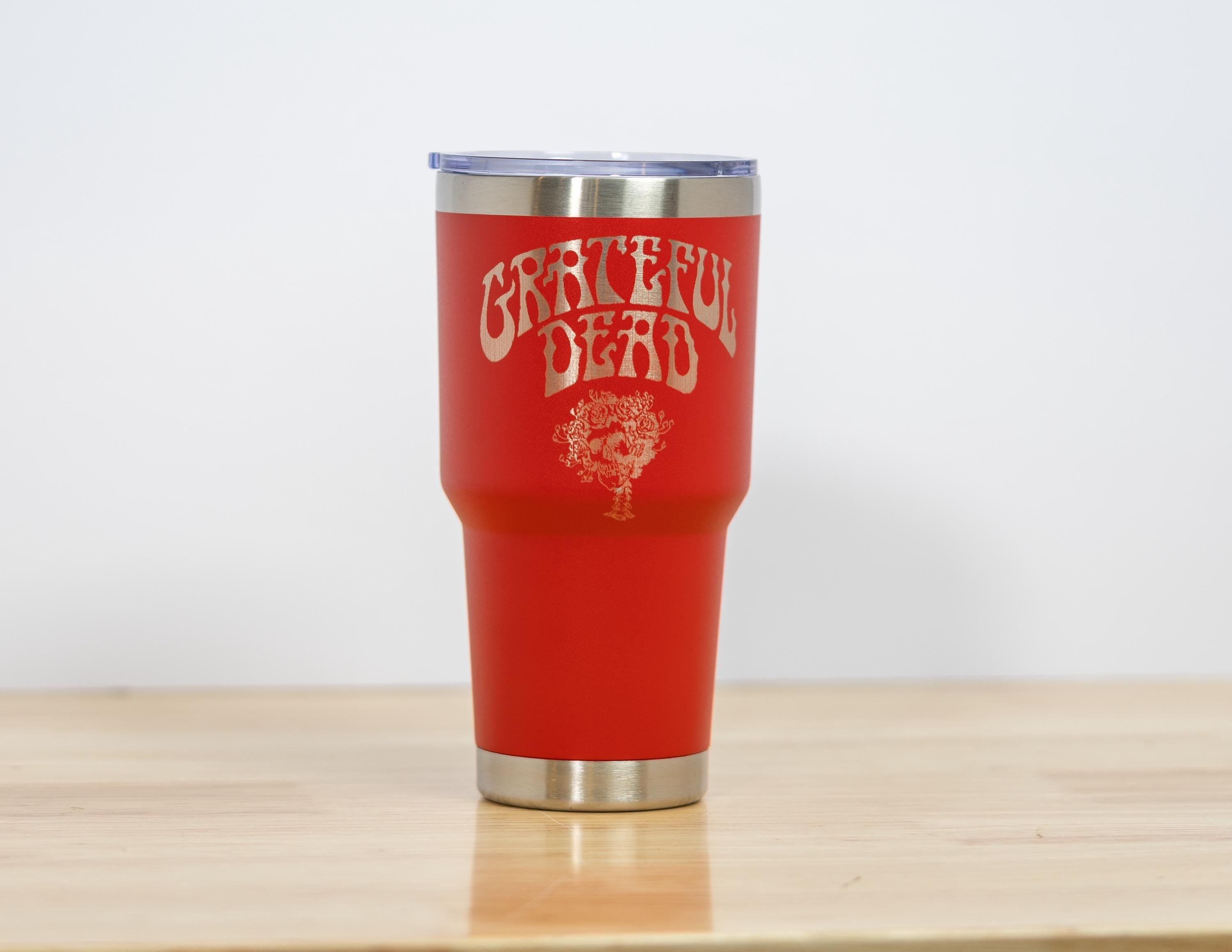 Grateful Dead Tumbler - 30oz Insulated Travel Cup with Bertha Skull Design