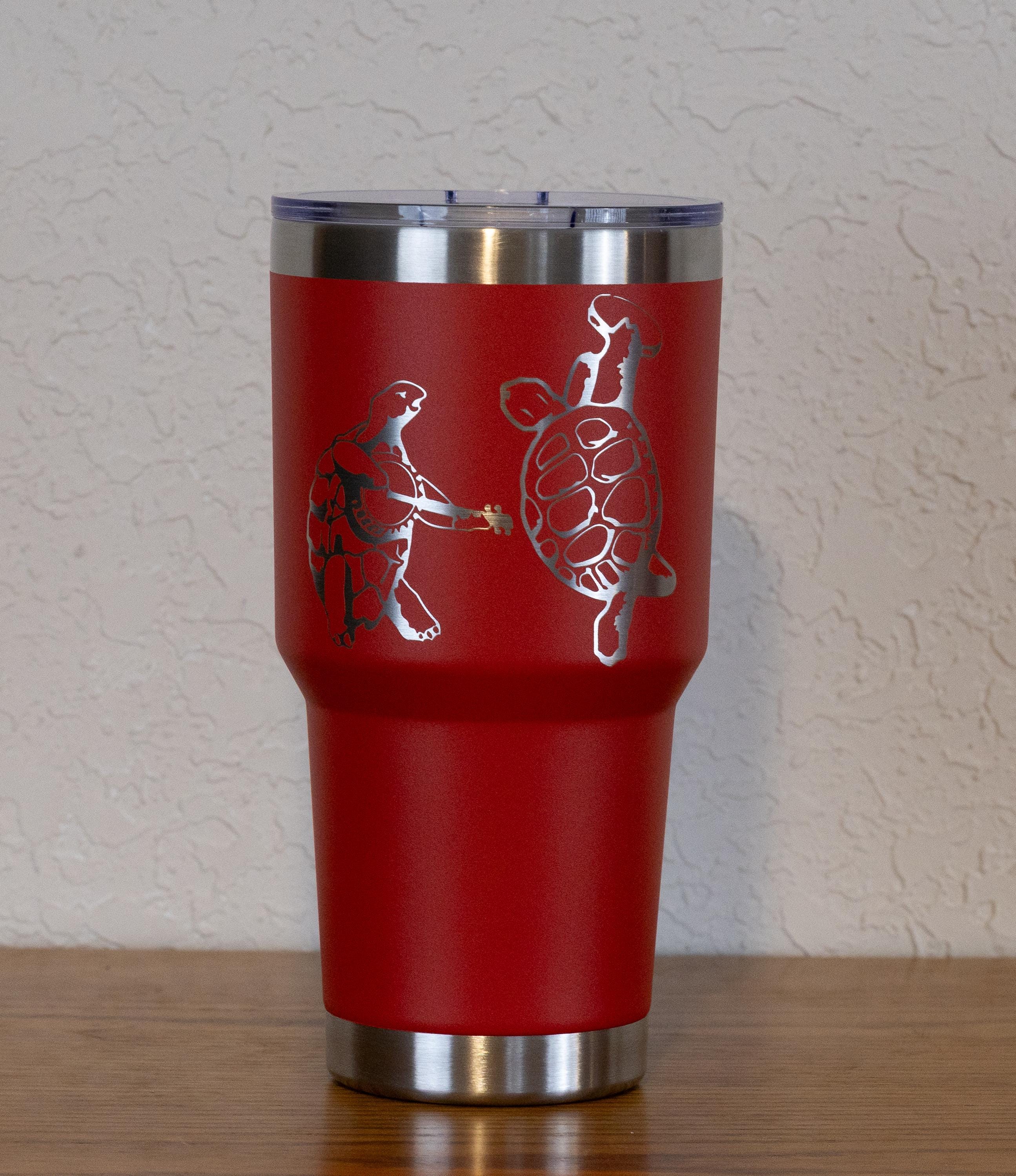 Grateful Dead Tumbler – Laser Engraved Stainless Steel 30oz Travel Mug