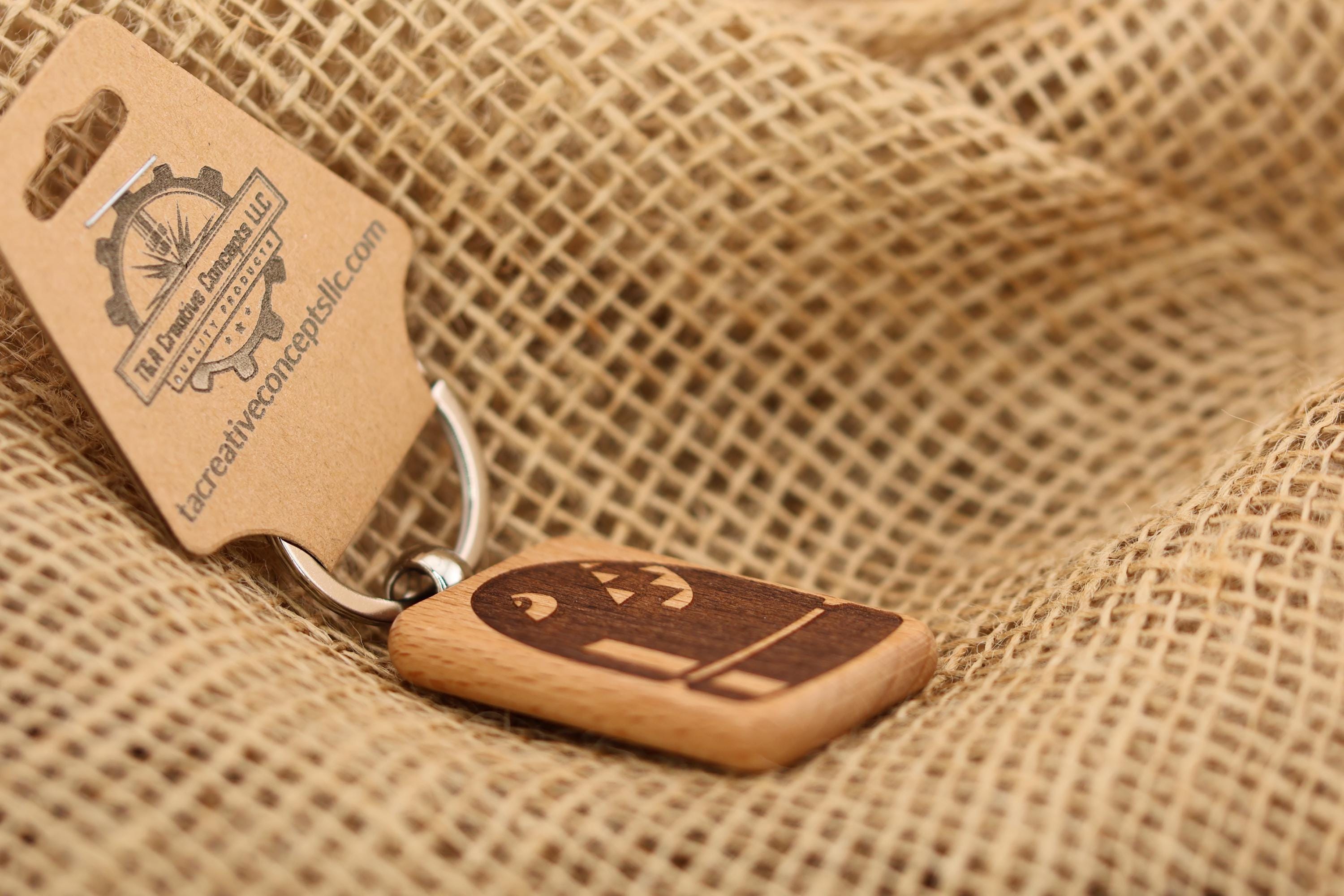 Bullet Bill Keychain – Nintendo Hardwood Double-Sided Engraving | Durable Gamer Gift