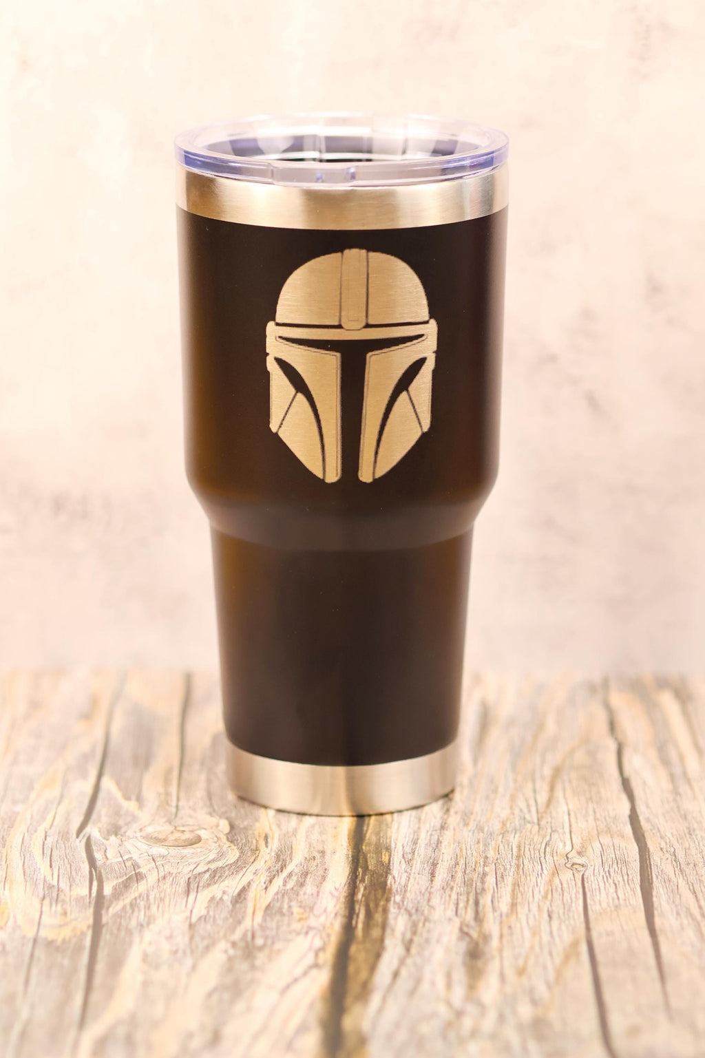 Mandalorian Travel Tumbler - 30oz Stainless Steel Vacuum Insulated Cup With Laser Engraving