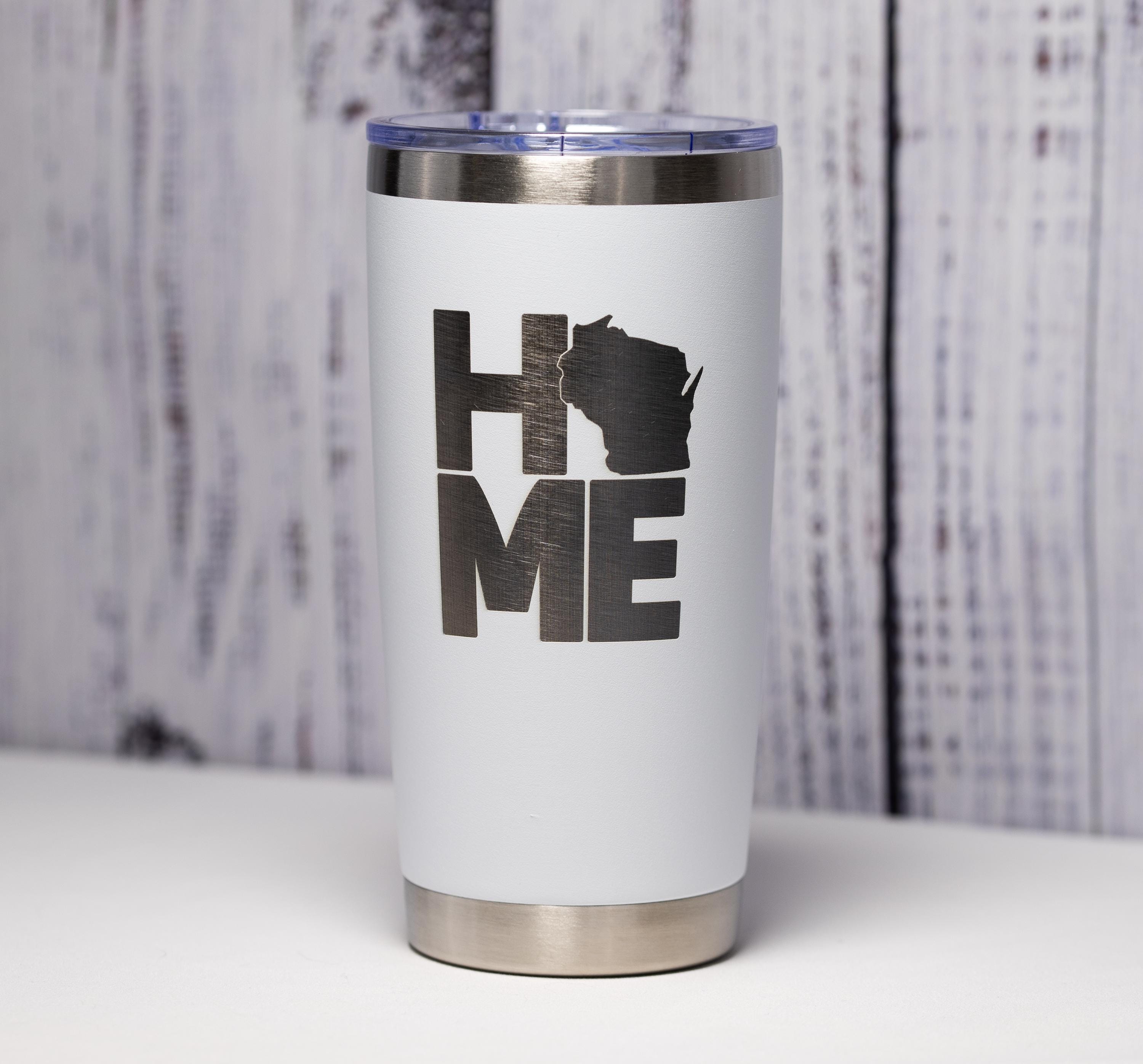 Engraved Stainless Steel Tumbler – 20 oz Insulated Double Wall Cup, Fade Resistant