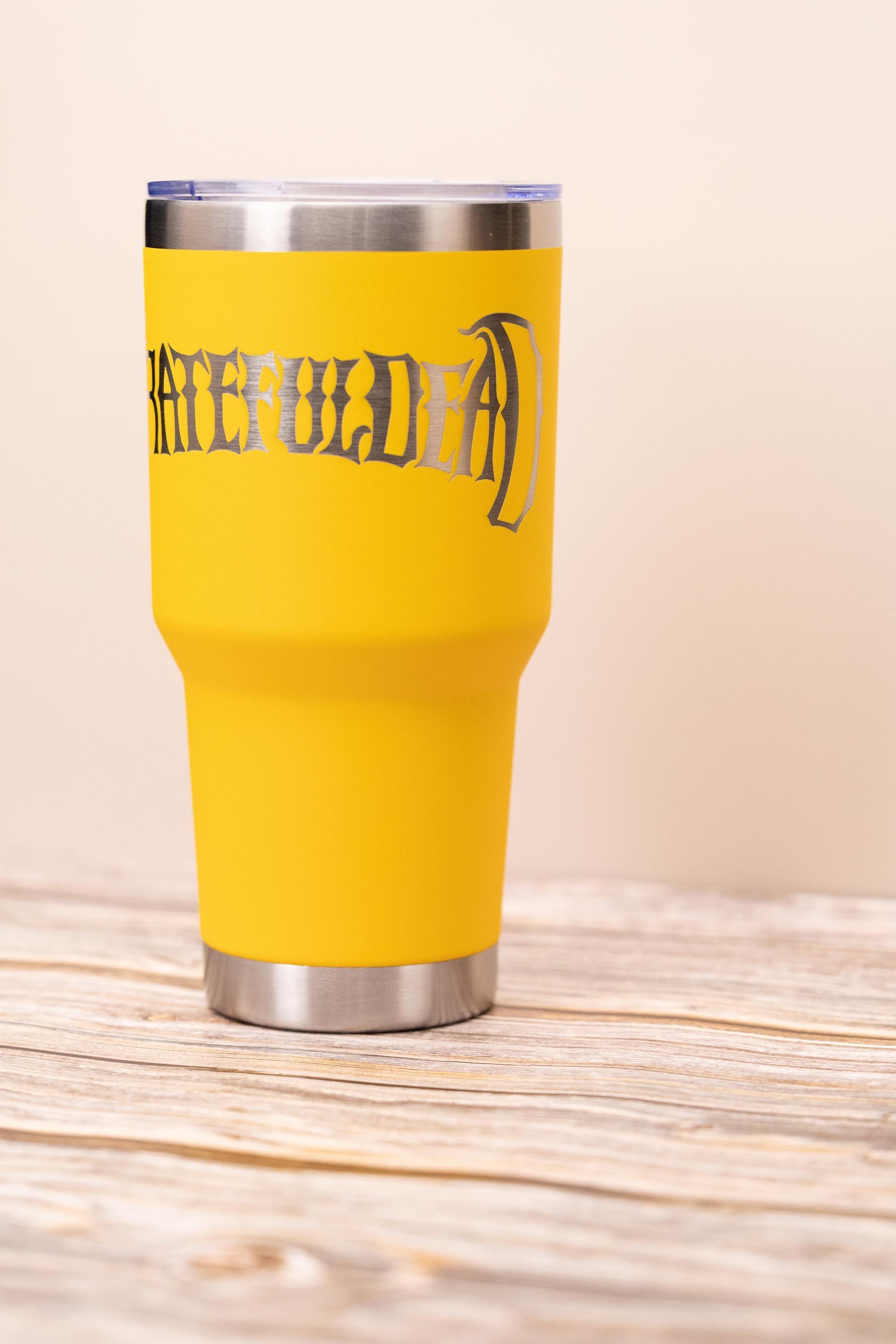 Grateful Dead Tumbler - 30oz Insulated Stainless Steel Cup With Spill Resistant Lid