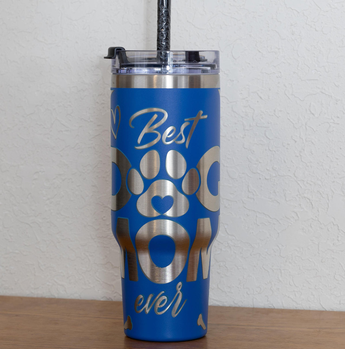 Dog Mom Tumbler – Stainless Steel Vacuum Insulated Mug, 40oz Large Capacity