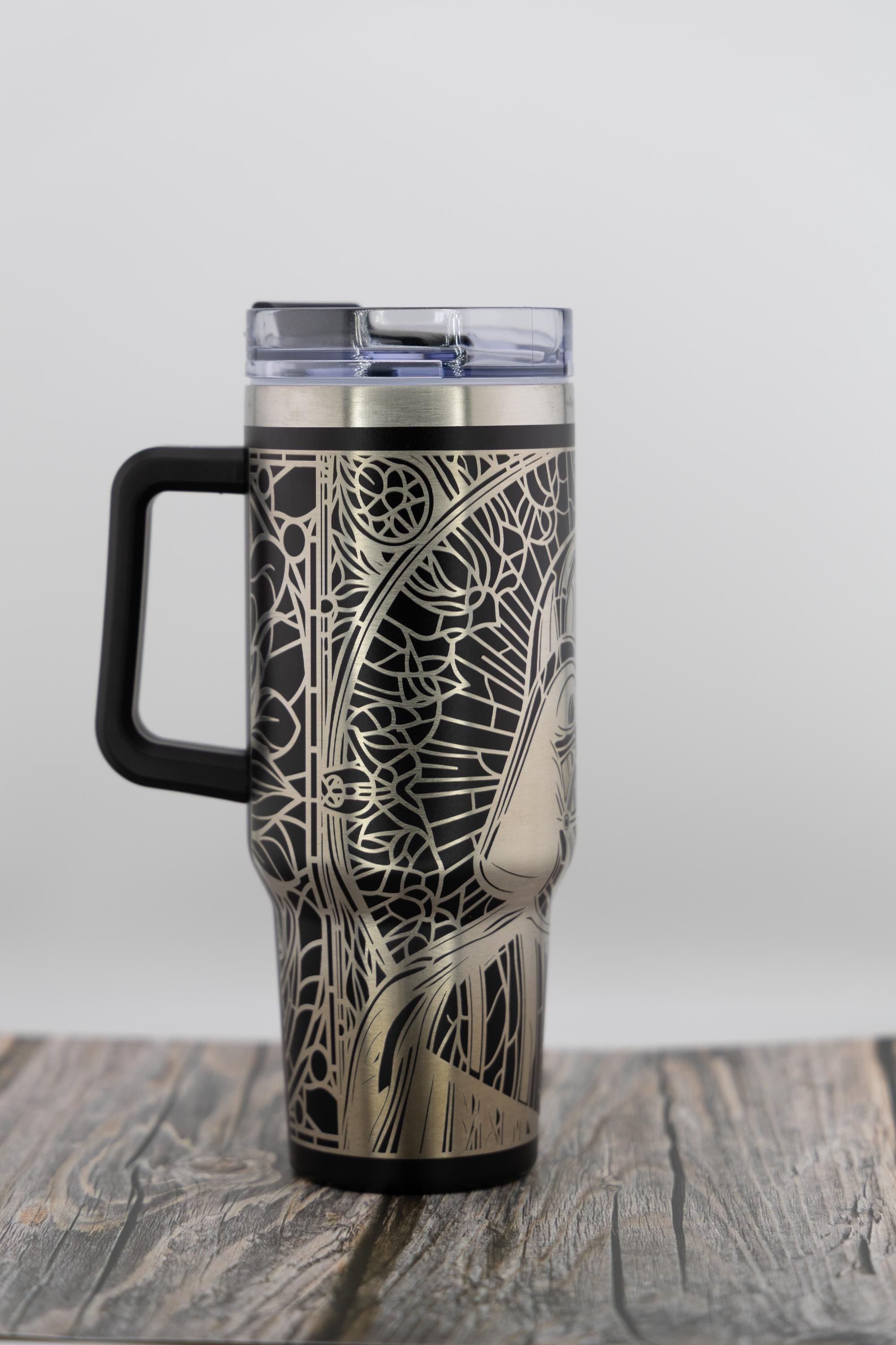 Darth Vader Tumbler - 40oz Stainless Steel Vacuum Insulated Cup | Laser Engraved