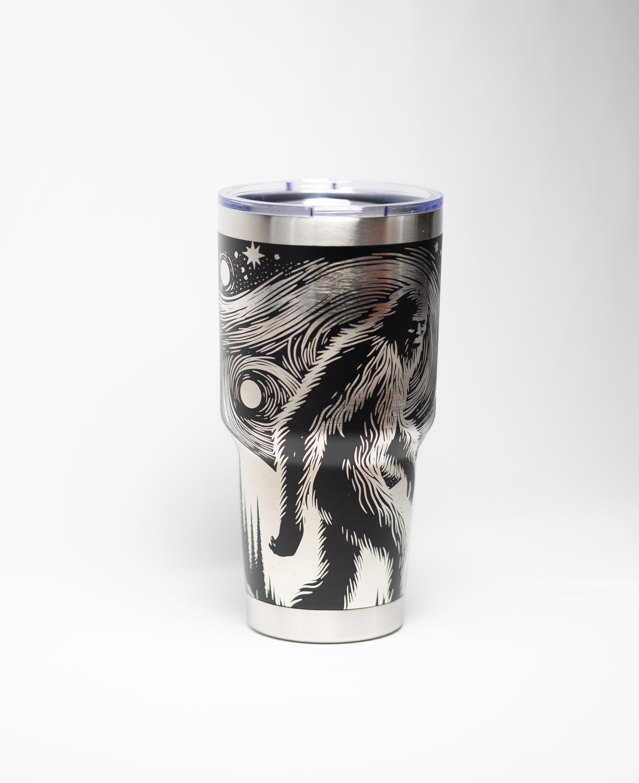 Bigfoot Insulated Tumbler - Laser Engraved Stainless Steel Cup | 30oz Vacuum Mug