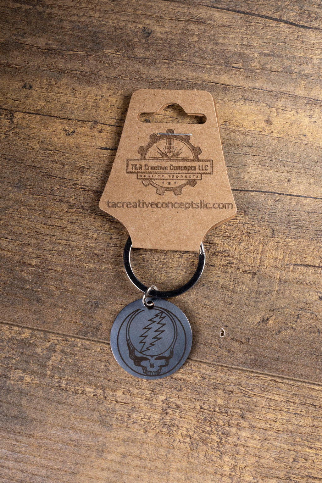 Steal Your Face Keychain – Polished Stainless Steel, Double Sided Engraving Gift