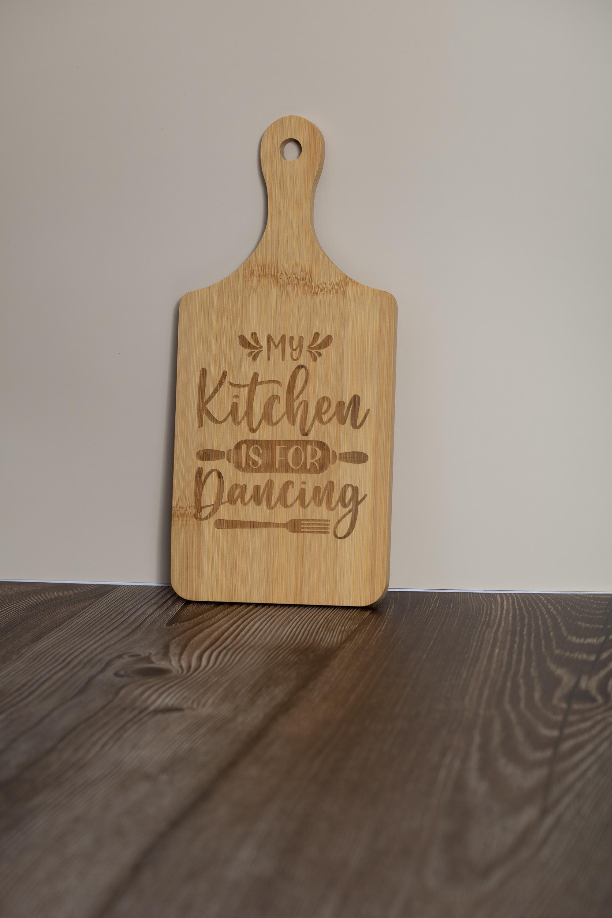 Bamboo Cutting Board – Laser Engraved Small Kitchen Prep Board 5x11