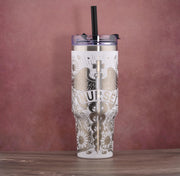 Nurse Tumbler – 40oz Stainless Steel Insulated Drink Cup | Straw Friendly Lid