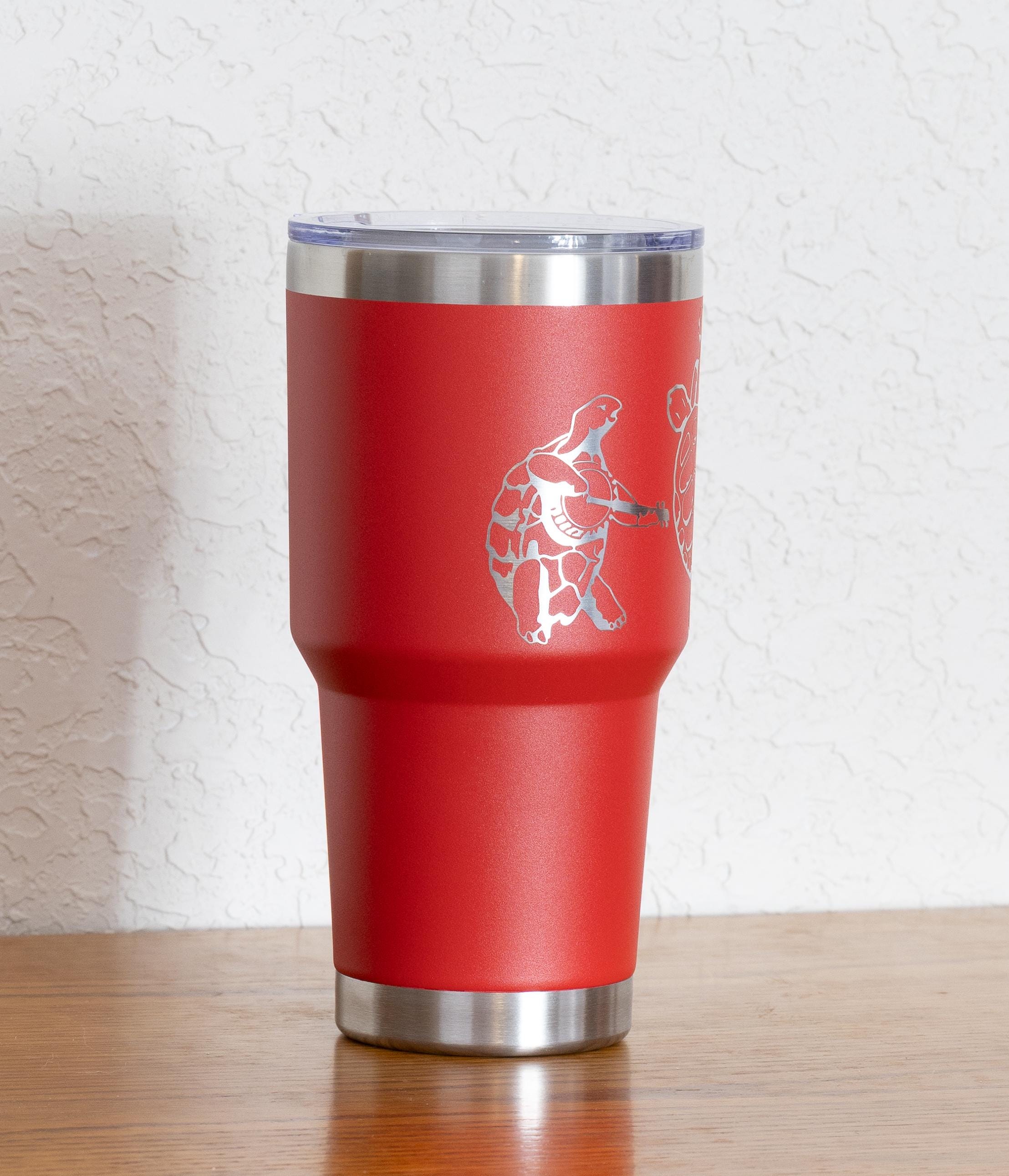 Grateful Dead Tumbler – Laser Engraved Stainless Steel 30oz Travel Mug