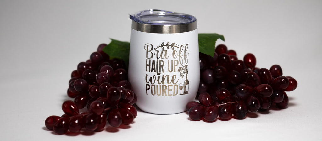 Funny Wine Tumbler – Stainless Steel Cup | Vacuum Insulated, Custom Color, 12 oz