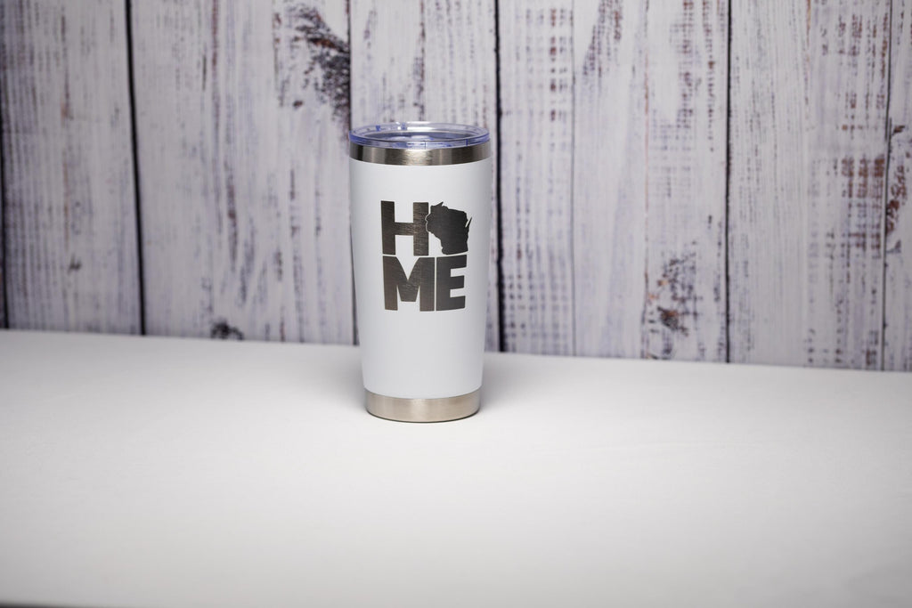 Engraved Stainless Steel Tumbler – 20 oz Insulated Double Wall Cup, Fade Resistant