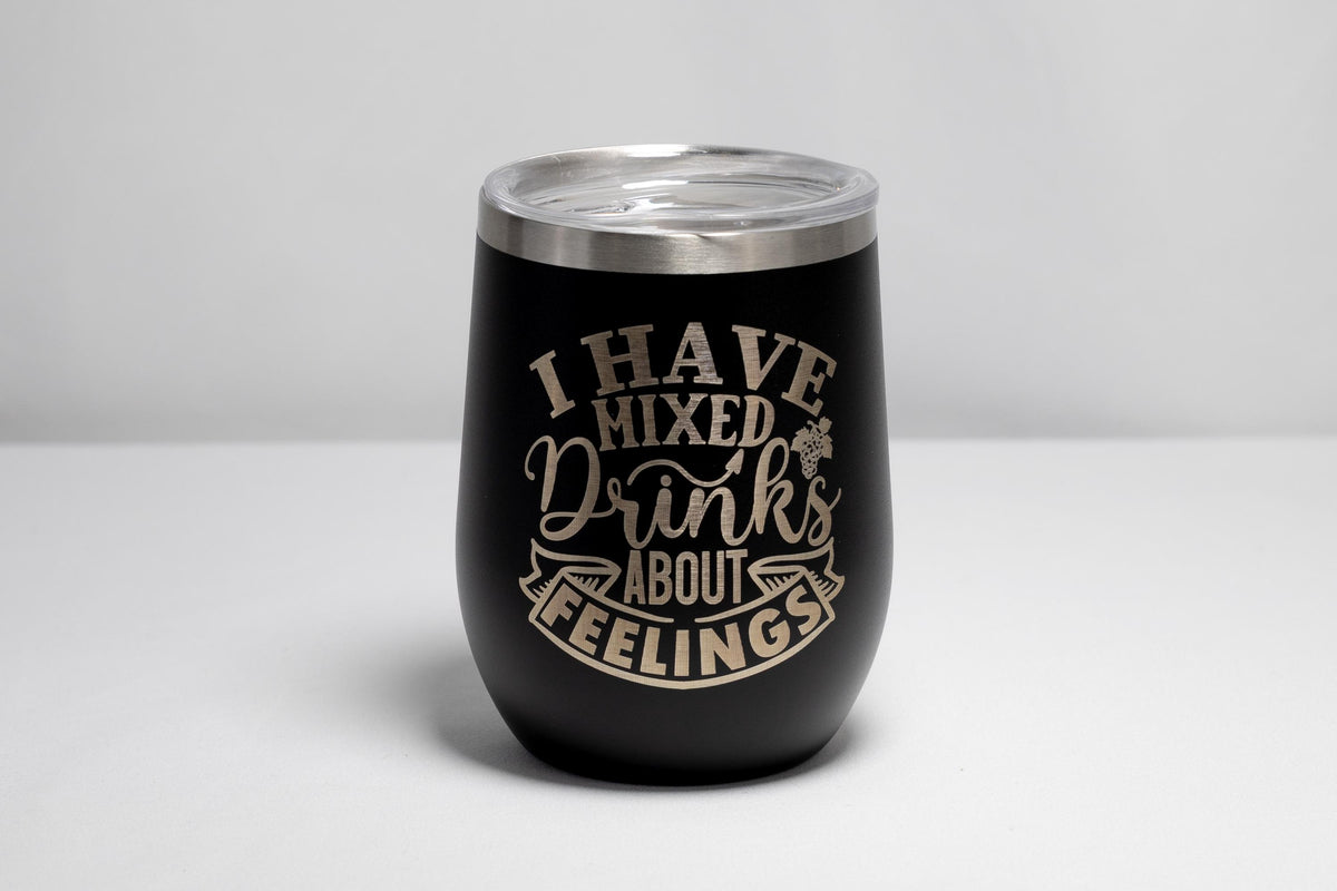 Sarcastic Wine Tumbler – Stainless Steel Cup With Vacuum Insulated Double Wall