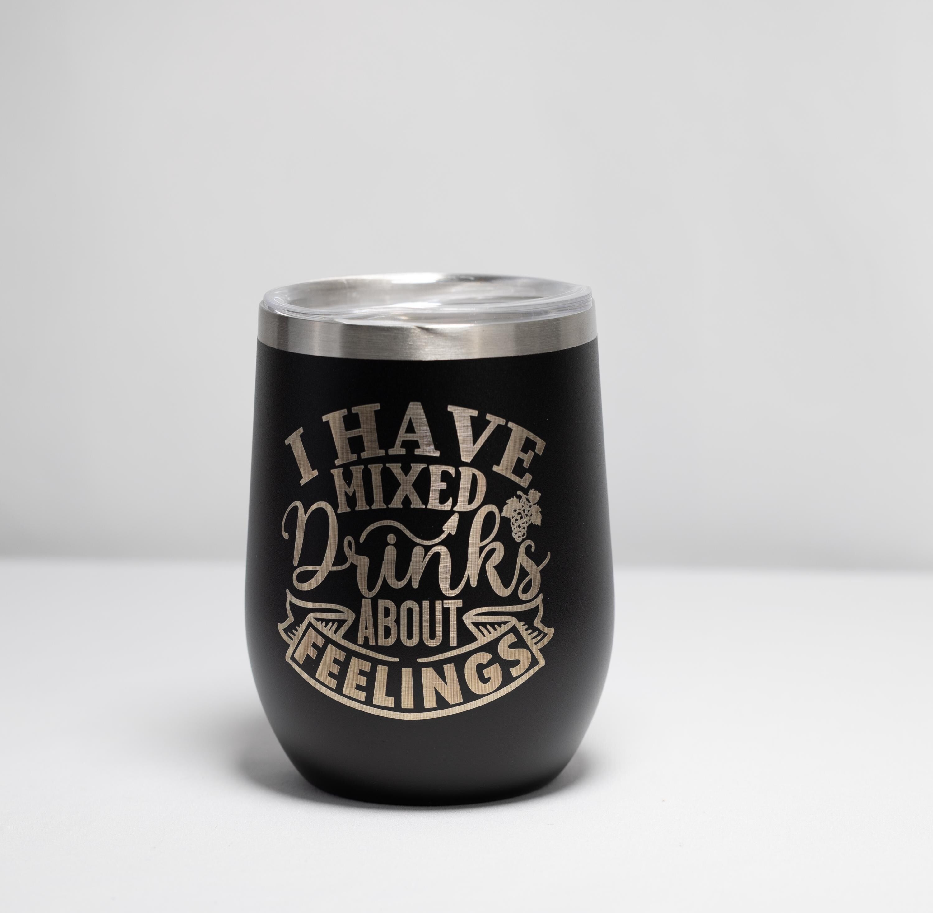 Sarcastic Wine Tumbler – Stainless Steel Cup With Vacuum Insulated Double Wall