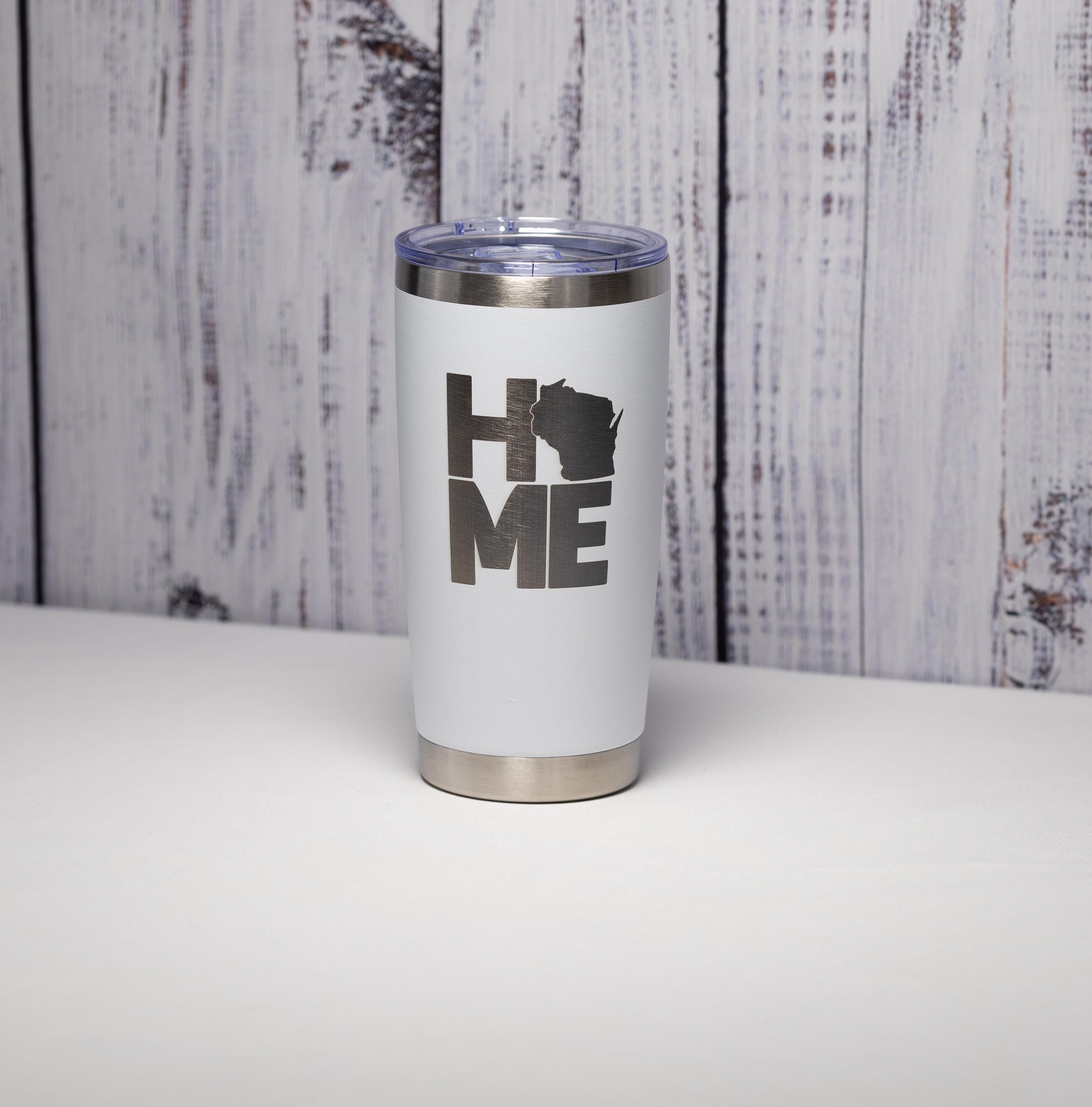 Engraved Stainless Steel Tumbler – 20 oz Insulated Double Wall Cup, Fade Resistant