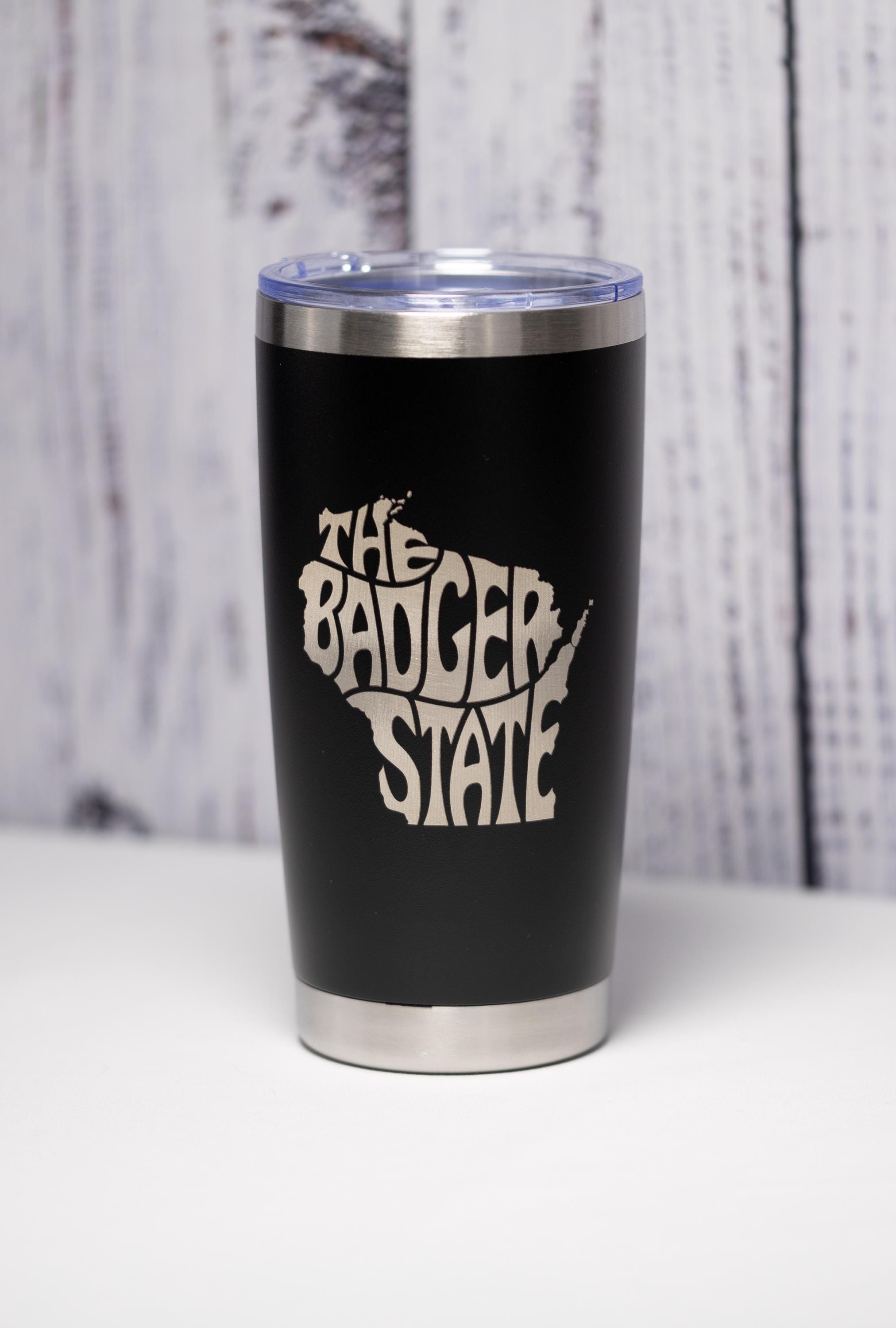 Badger State Tumbler - 20oz Stainless Steel Double Wall Insulated Cup