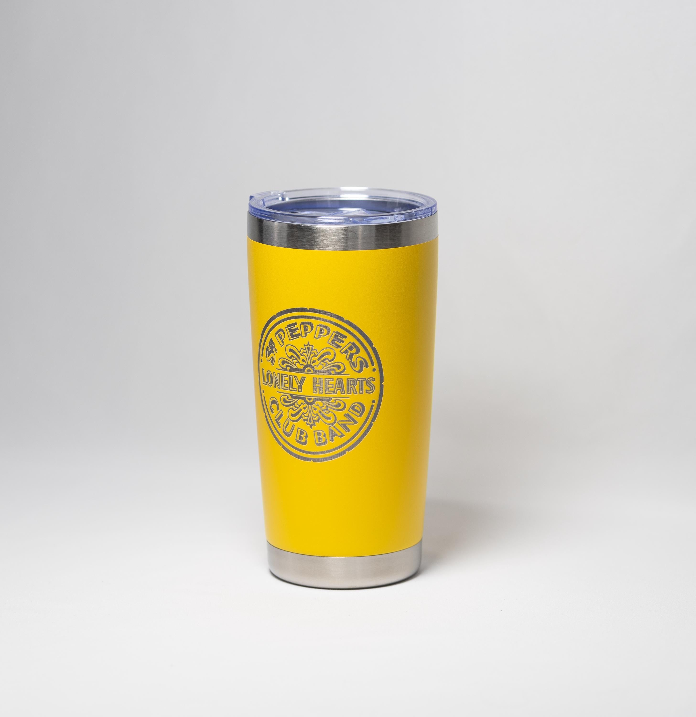 Sgt Pepper Tumbler – Retro Stainless Steel 20oz | Laser Engraved Classic Rock Drinkware
