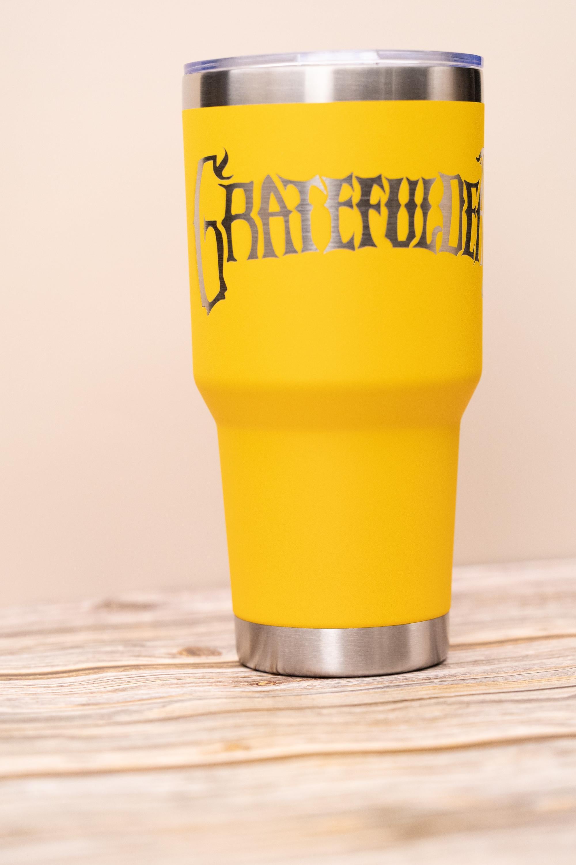 Grateful Dead Tumbler - 30oz Insulated Stainless Steel Cup With Spill Resistant Lid