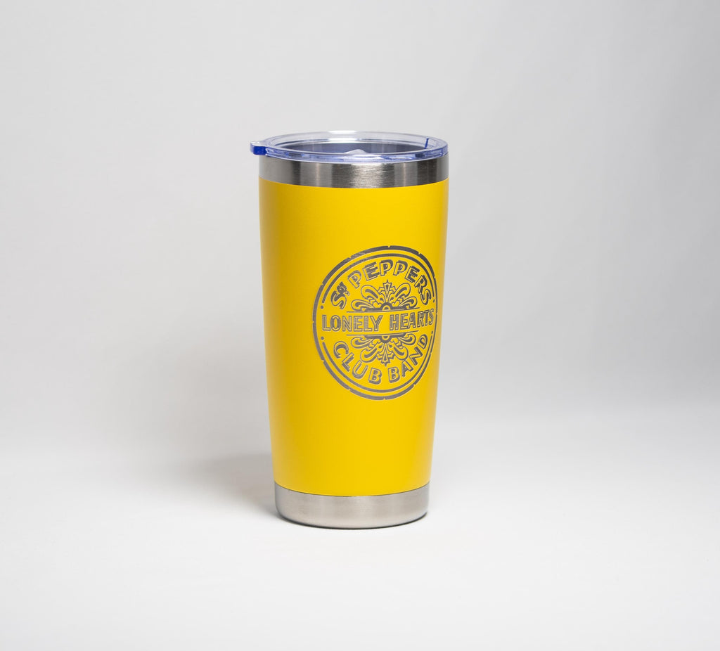Sgt Pepper Tumbler – Retro Stainless Steel 20oz | Laser Engraved Classic Rock Drinkware