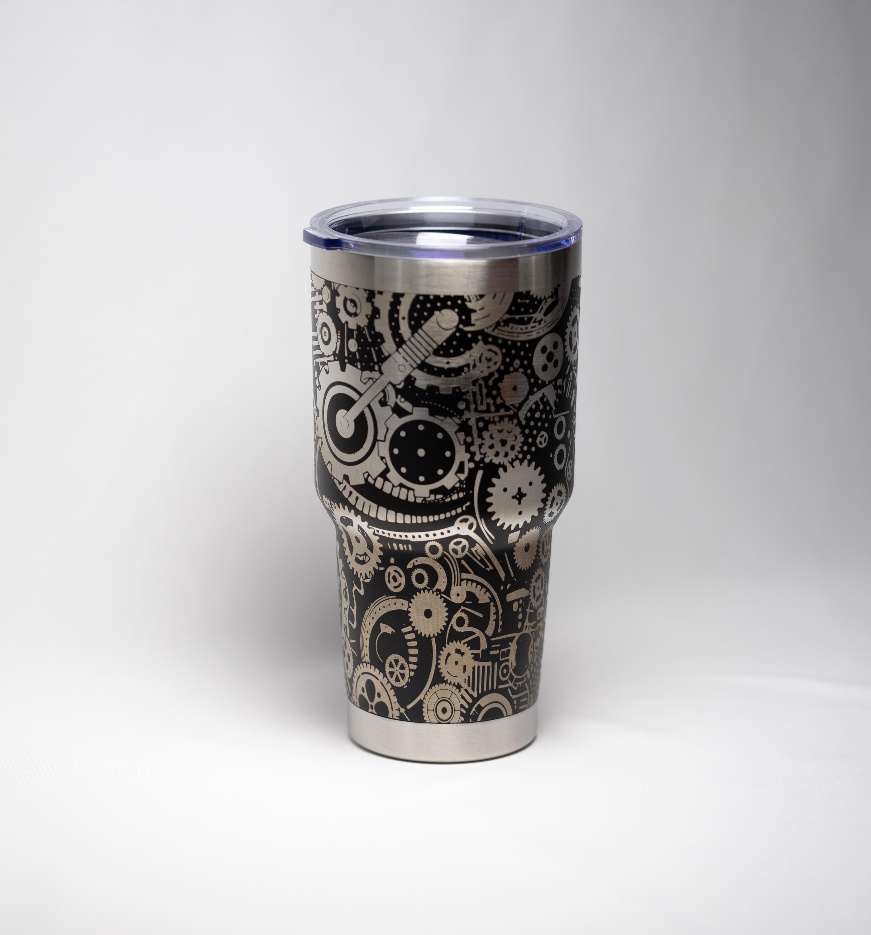 Stainless Steel Tumbler – Laser Engraved 30 Oz Insulated Travel Cup With Double Wall Insulation