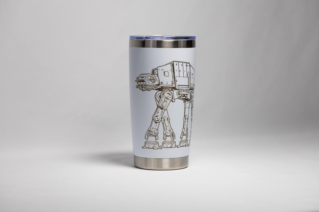 AT-AT Tumbler – Star Wars Drinkware | 20 oz Laser Engraved Stainless Steel Cup