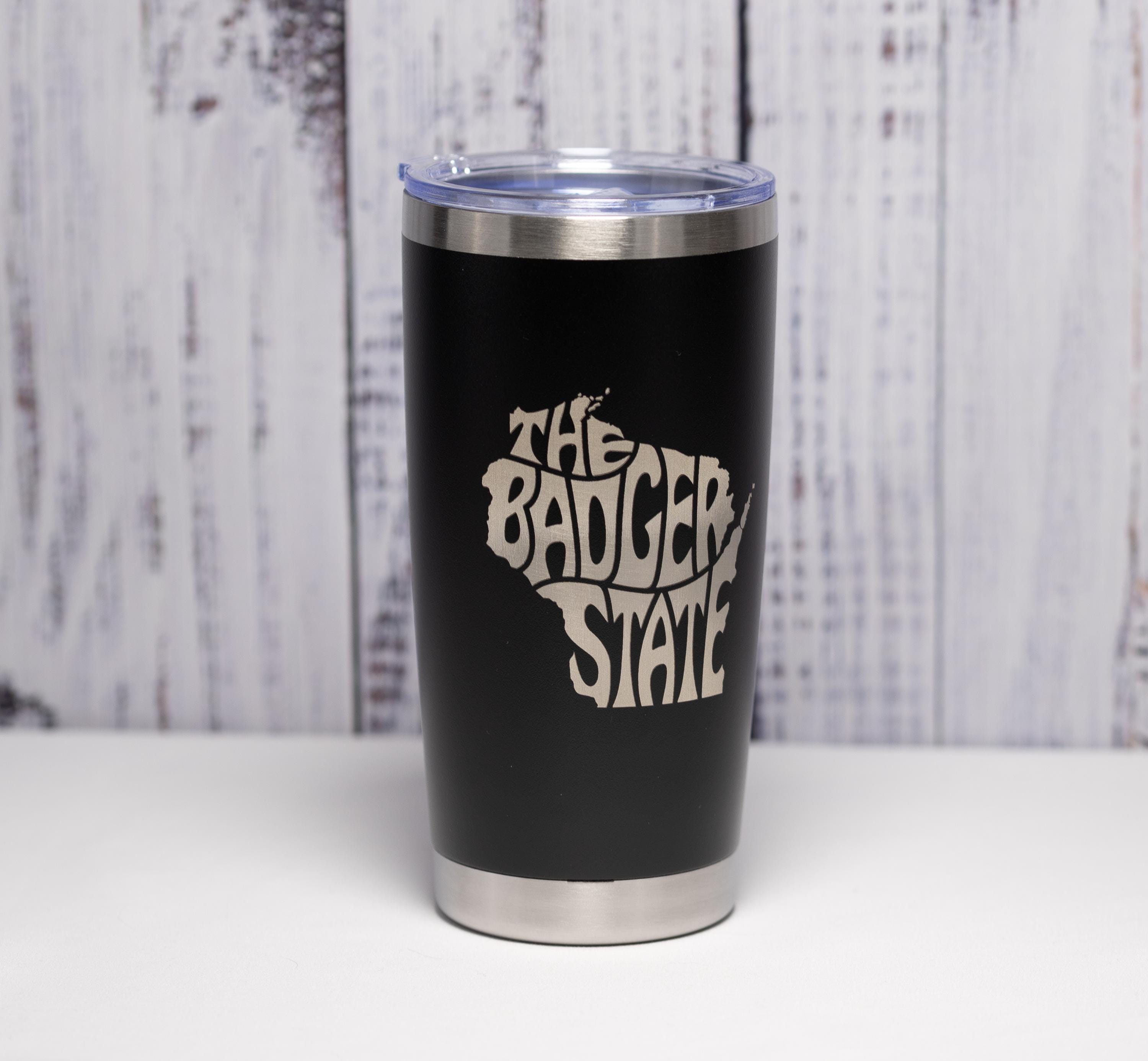 Badger State Tumbler - 20oz Stainless Steel Double Wall Insulated Cup