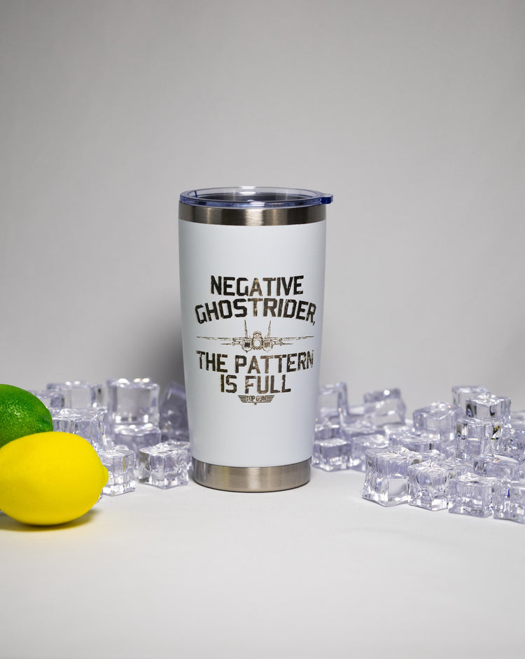 Aviator Tumbler - 20 oz Stainless Steel Cup | Laser Engraved, Custom Color