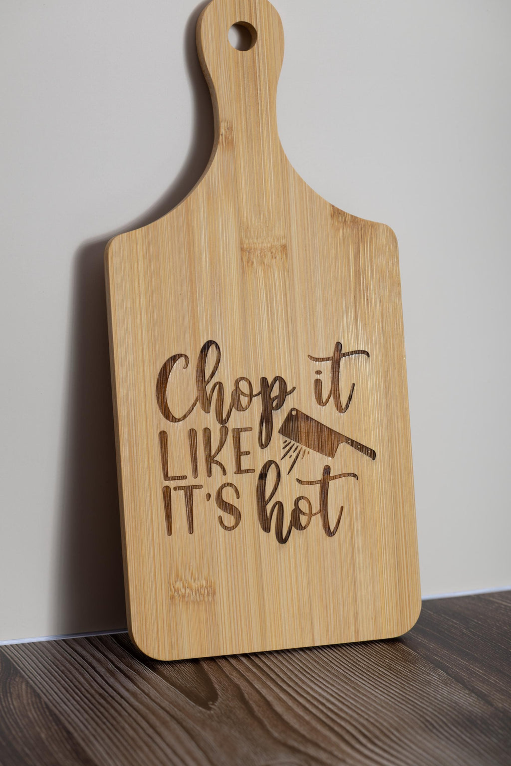 Engraved Bamboo Cutting Board – Compact 5x11 Eco Friendly Kitchen Prep Board