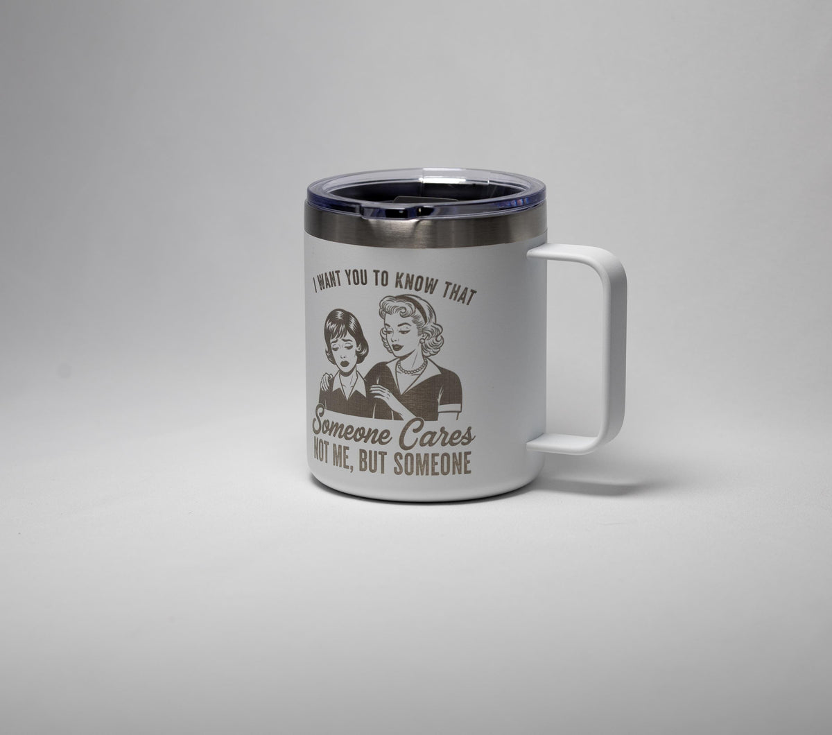 Sarcastic Coffee Mug – Laser Engraved Stainless Steel Cup | Durable Travel Cup