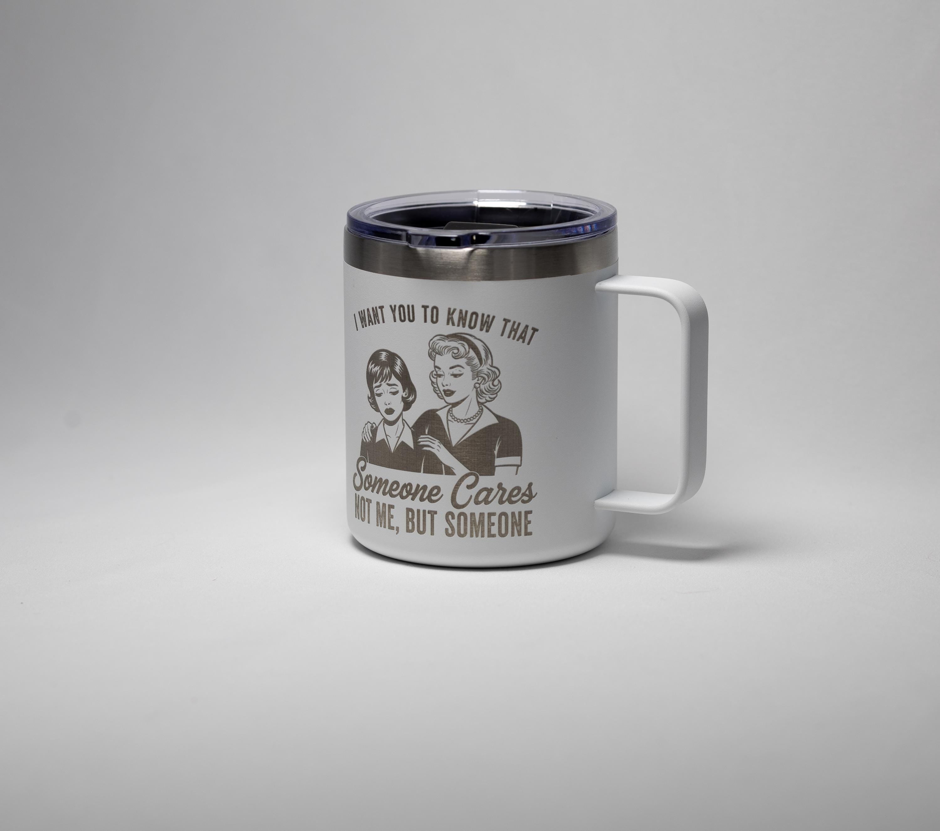 Sarcastic Coffee Mug – Laser Engraved Stainless Steel Cup | Durable Travel Cup