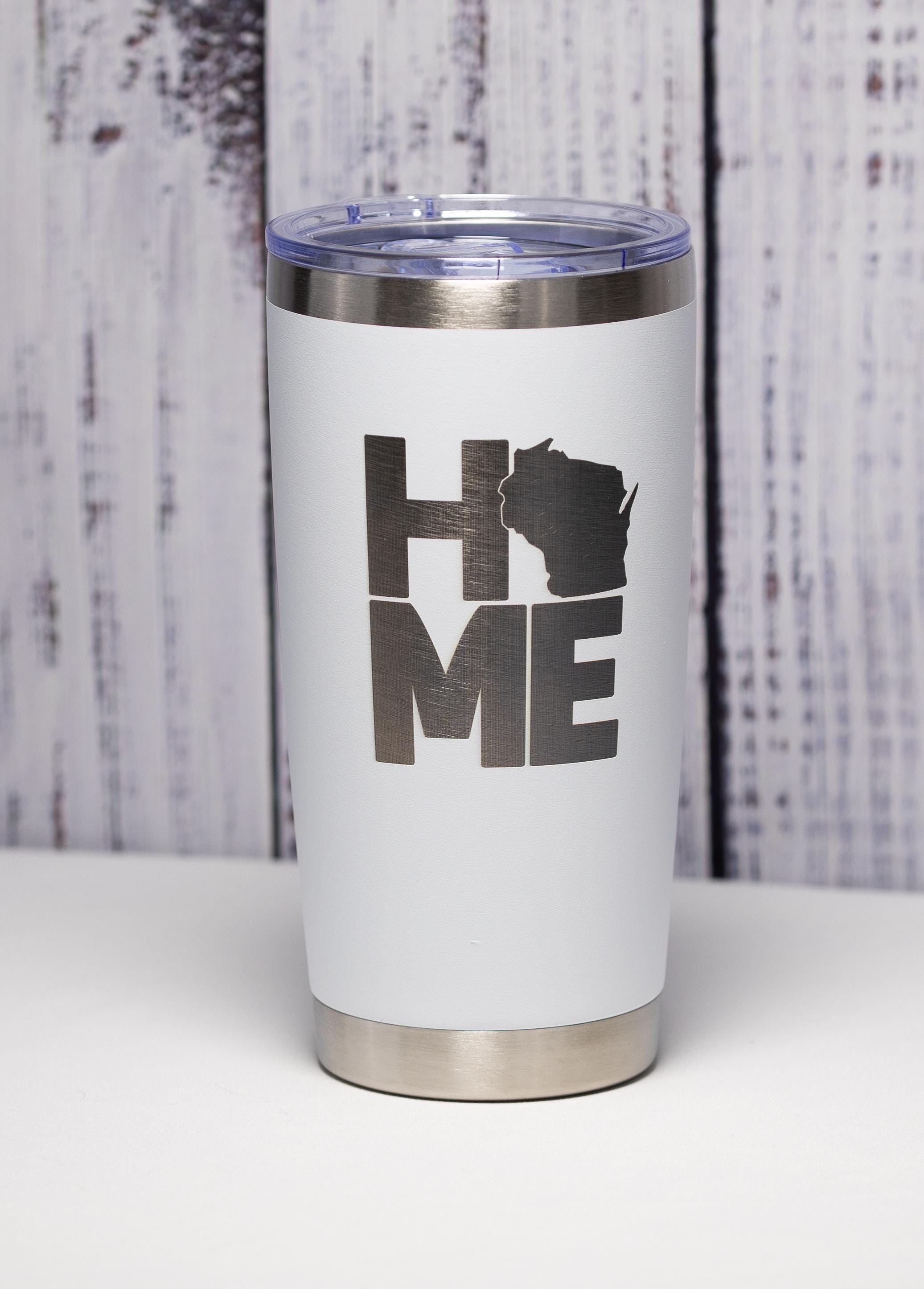 Engraved Stainless Steel Tumbler – 20 oz Insulated Double Wall Cup, Fade Resistant