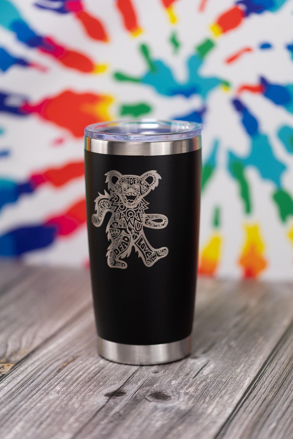 Grateful Dead Tumbler - 20oz Insulated Stainless Steel Travel Cup With Spill Resistant Lid