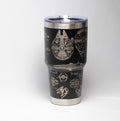 Star Wars Tumbler - Stainless Steel Laser Etched Insulated Travel Mug 30oz