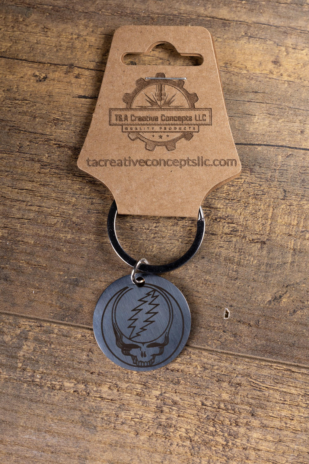 Steal Your Face Keychain – Polished Stainless Steel, Double Sided Engraving Gift