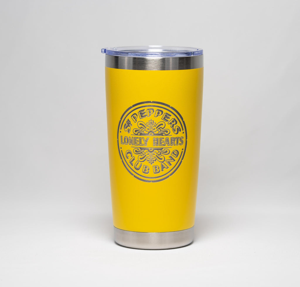 Sgt Pepper Tumbler – Retro Stainless Steel 20oz | Laser Engraved Classic Rock Drinkware
