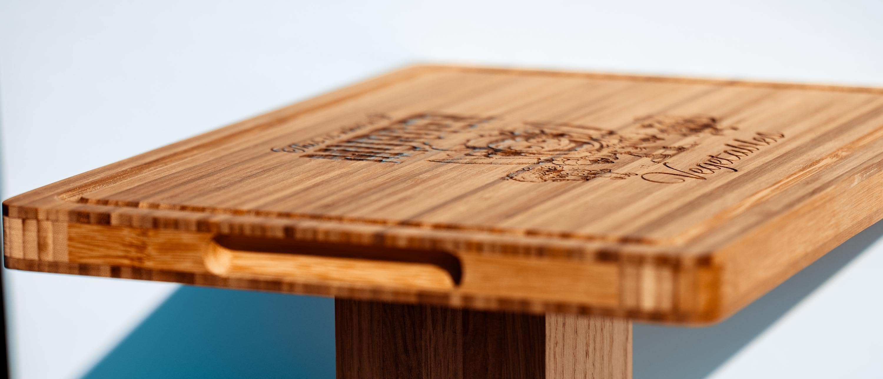 Funny Bamboo Cutting Board – Laser Engraved, Durable Large Serving Board