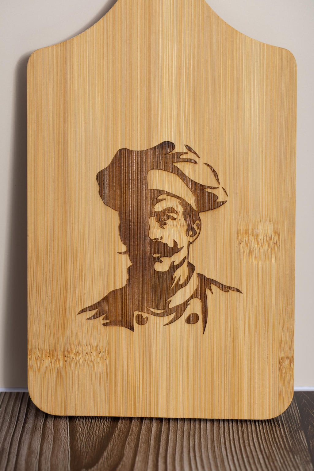 Bamboo Cutting Board – Chef Cutting Board, Laser Engraved, Compact 5x11