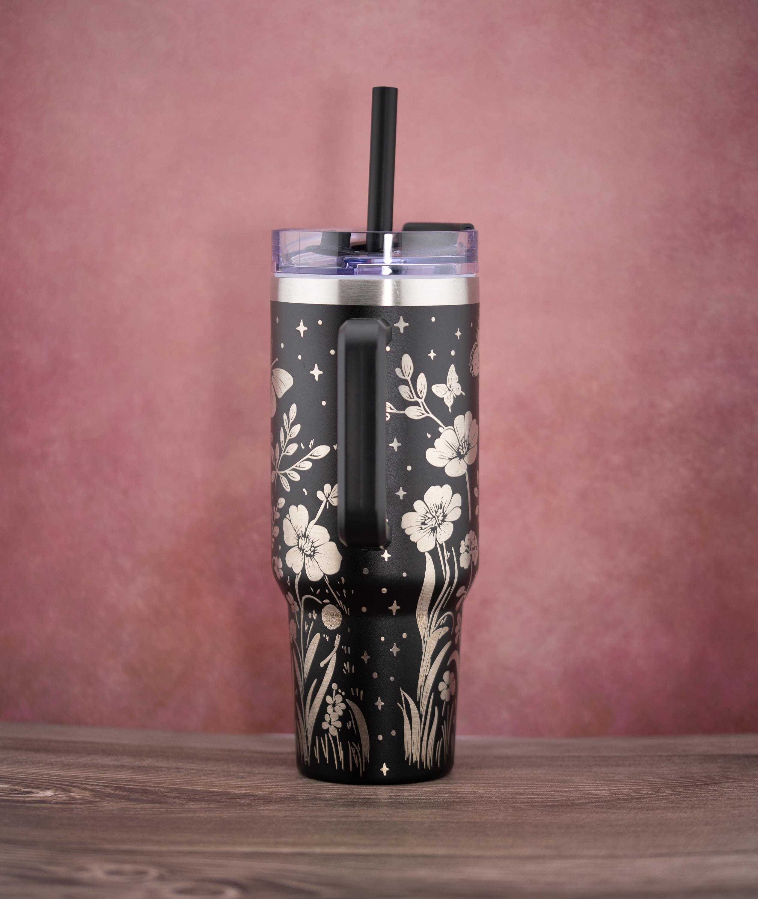 Grandma Engraved Tumbler – 40oz Stainless Steel Cup | Insulated Travel Mug