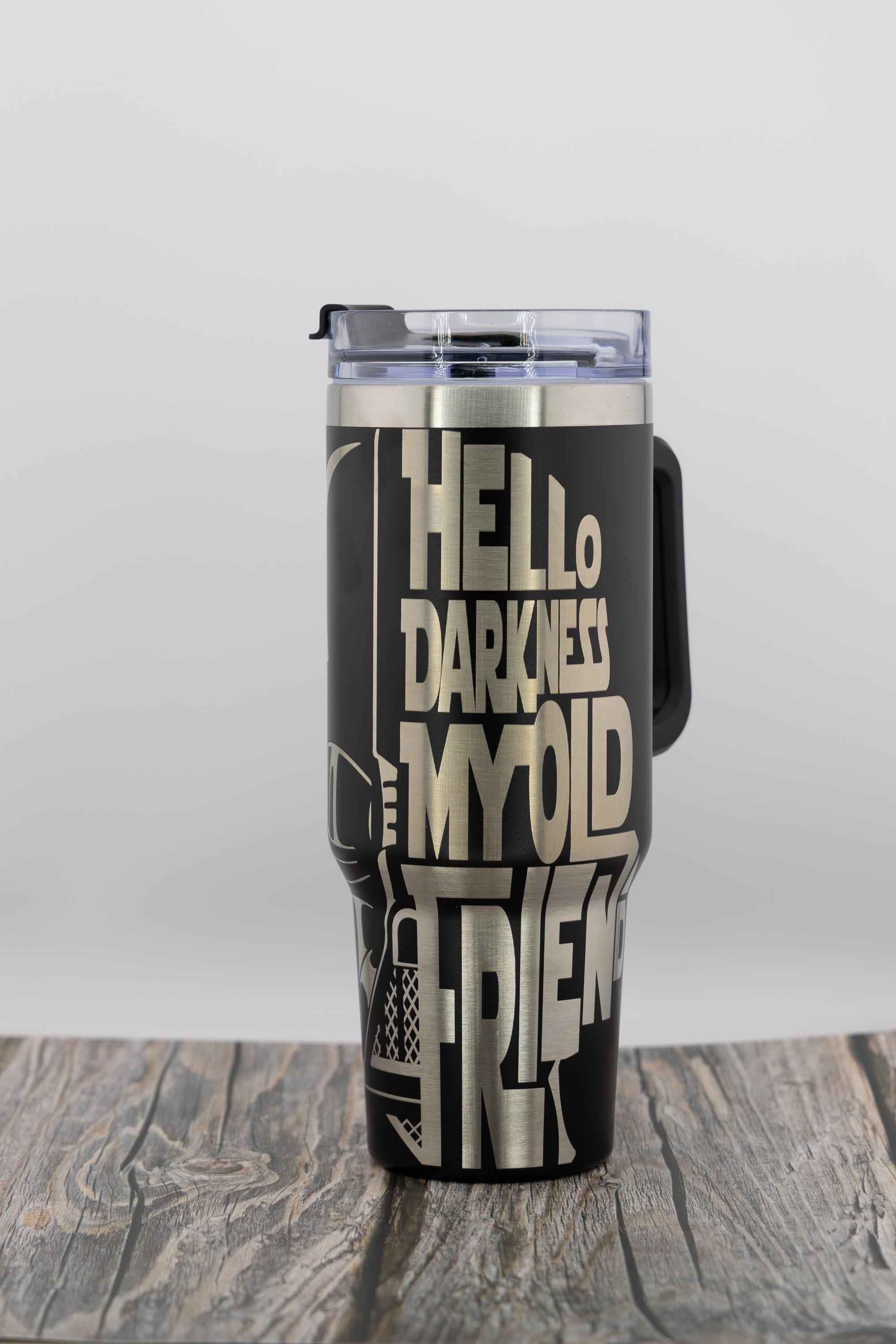 Darth Vader Tumbler – 40oz Stainless Steel Cup | Laser Engraved Star Wars Drinkware