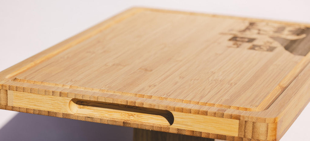 Bamboo Cutting Board | Eco Friendly Kitchen Cheese Board, Gentle On Knives, Breaking Bad Gift