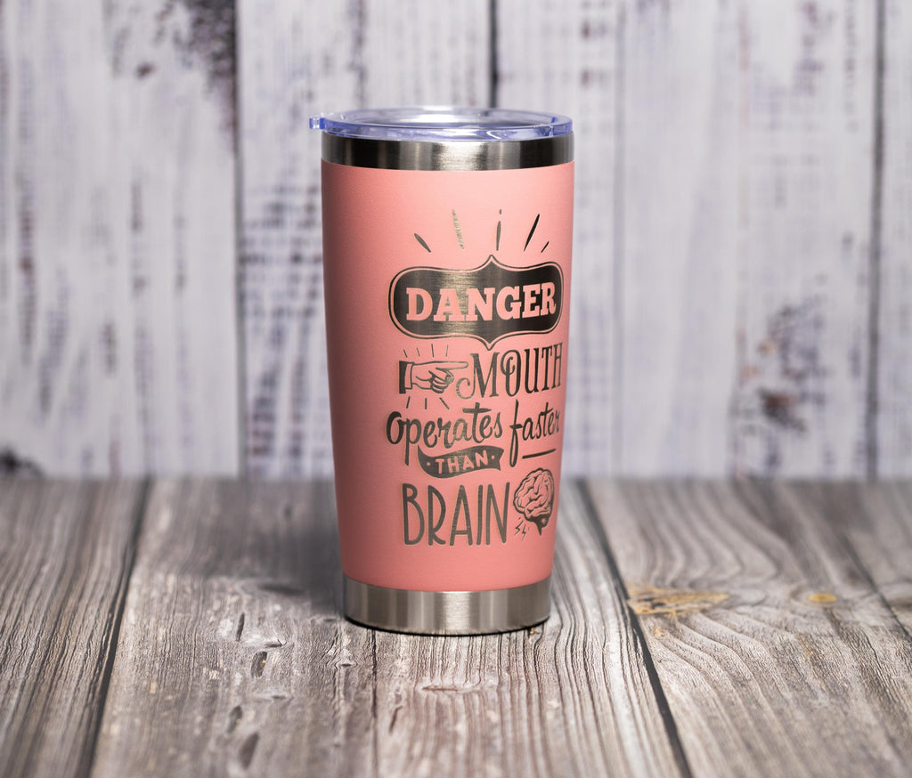 Sarcastic Quote Tumbler - 20 oz Stainless Steel Laser Engraved Cup With Double Wall Insulation