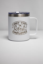 Office Humor Coffee Mug - Stainless Steel, Laser Engraved, Double Wall Insulated