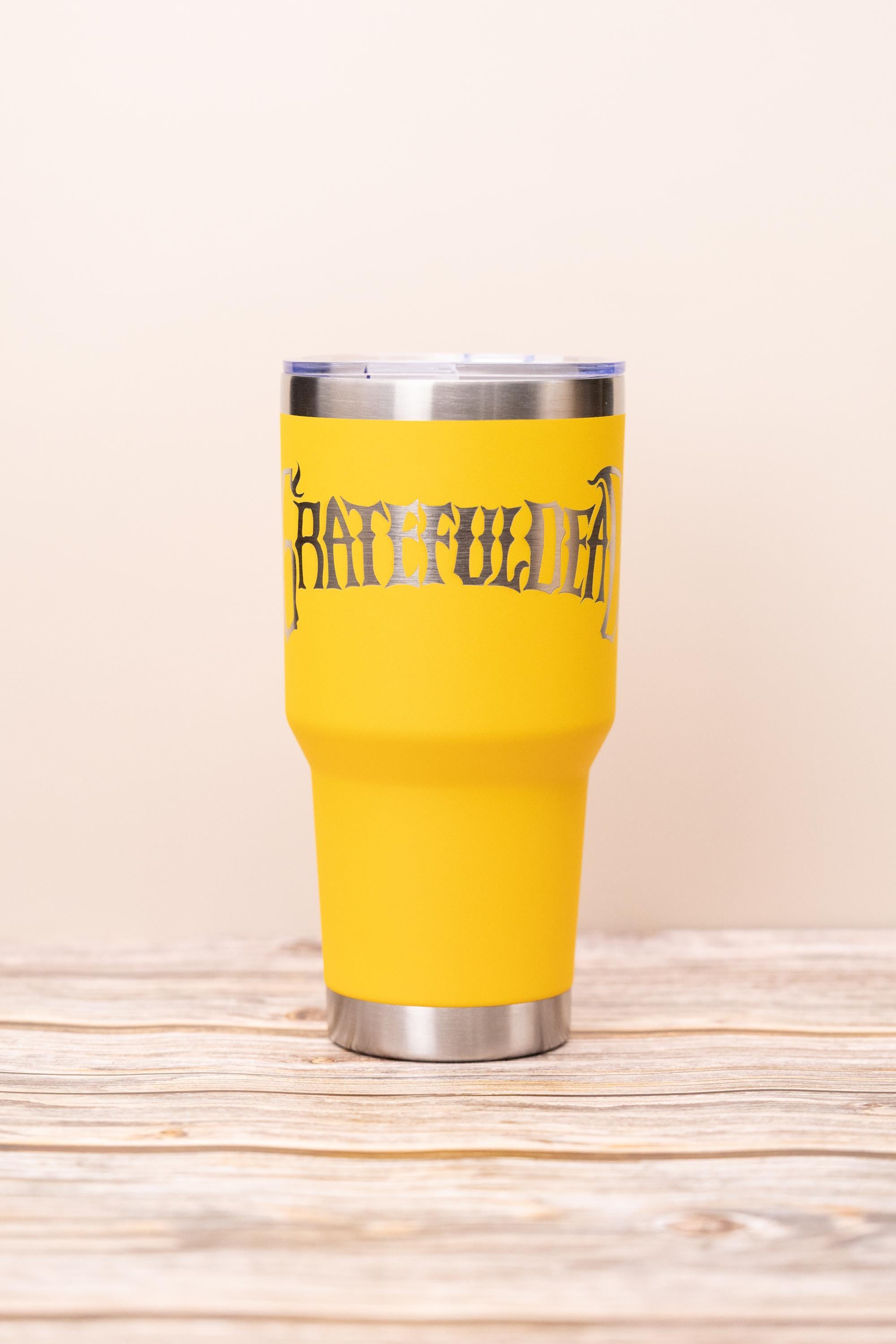 Grateful Dead Tumbler - 30oz Insulated Stainless Steel Cup With Spill Resistant Lid